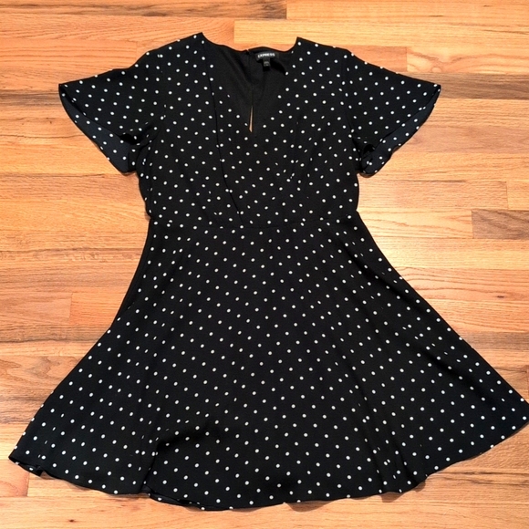 Express Dresses & Skirts - Express Polka Dot Dress